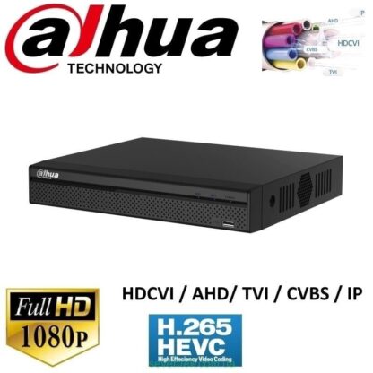 DVR Dahua XVR5116HS-X, 16 canale + 8 IP, 4M-N/1080P/720P, H.265+, Pentabrid HDCVI/AHD/TVI/CVBS/IP [1]