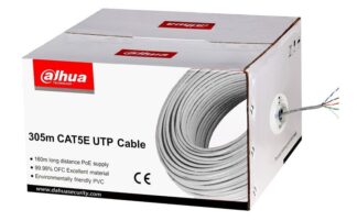 Posturi interioare si exterioare - Cablu UTP Dahua PFM920I-5EUN 100% cupru 0.45 mm CAT5E, Rola 305m