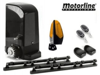 Kituri automatizare porti culisante - Kit complet automatizare Motorline Bravo500 poarta culisanta cu cremaliera 4 m