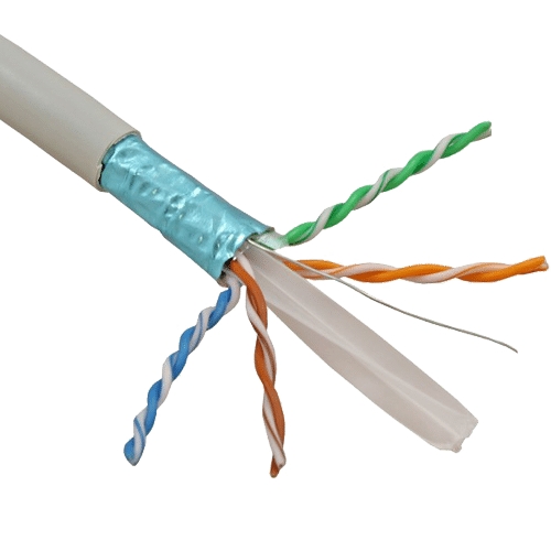 Cablu FTP, cat 6E, CUPRU 100%, manta LSZH 305m  - ELAN [1]