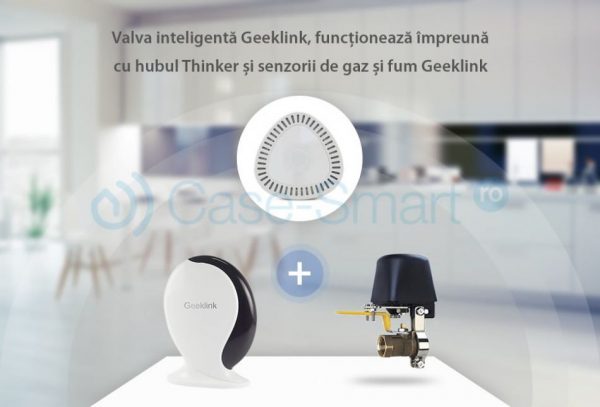 Electrovalva inteligenta pentru apa sau gaz Geeklink [1]