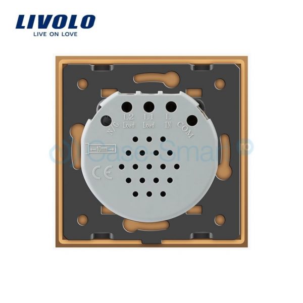 Intrerupator dublu + dublu cu touch Wireless Livolo din sticla [1]