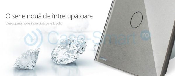 Intrerupator cu touch simplu+dublu+dublu LIVOLO din sticla [1]