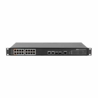 DVR si NVR - Switch Dahua PFS4218-16ET-240 16 porturi PoE + 2 Port Gigabit + 2 SFP Combo, 240W