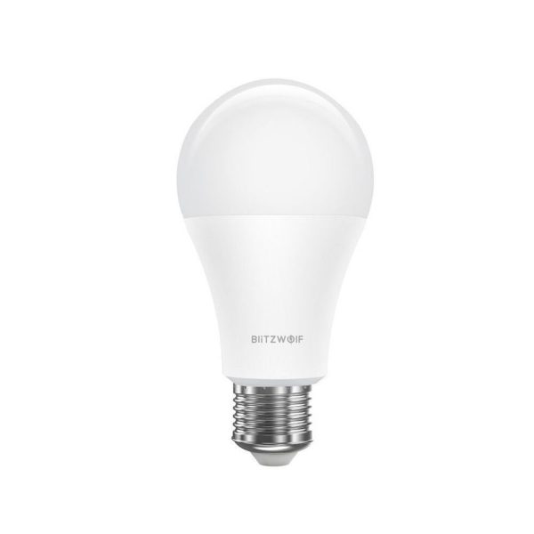 Bec Smart LED RGB, BlitzWolf BW-LT21, 10 W, Bulb, 900 LM, 3000K, E27, Comanda vocala [1]