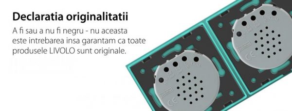Intrerupator cu touch simplu+simplu+dublu LIVOLO din sticla, Protocol ZigBee, Control de pe telefon [1]