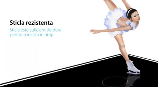 Intrerupator cu touch pentru draperie Livolo din sticla, Wireless, Standard italian [1]