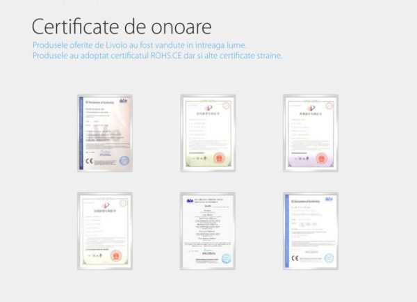 Intrerupator dublu + dublu cu touch Livolo din sticla, Protocol ZigBee, Control de pe telefon [1]