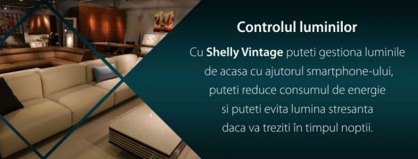 Bec inteligent Shelly Vintage ST64, Dimmer, Wi-Fi, Control aplicatie, E27, 7W, 750 LM [1]