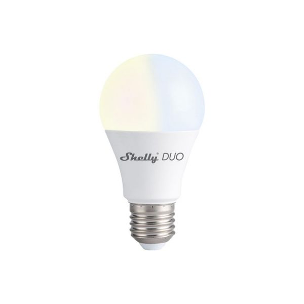 Bec LED inteligent Shelly Duo, Wi-Fi, E27, 9W, Temperatura culoare 800 LM [1]