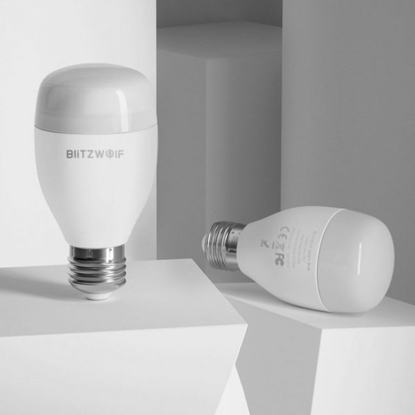 Bec inteligent Blitzwolf BW-LT27, Wi-Fi, Smart, Bulb E27, 9W, Comanda vocala, 850 LM, RGB [1]