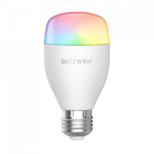 Bec inteligent Blitzwolf BW-LT27, Wi-Fi, Smart, Bulb E27, 9W, Comanda vocala, 850 LM, RGB [1]