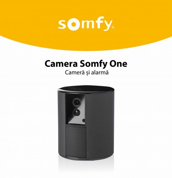 Camera de supraveghere Somfy One, Full HD, Alarma si Sirena, WiFi, Bluetooth 4.0, Detector de miscare [1]