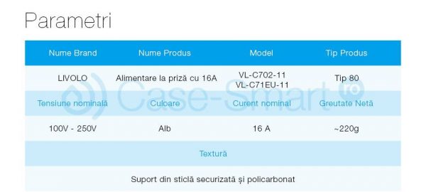 Intrerupator dublu cap scara / cap cruce + priza simpla Livolo rama din sticla [1]