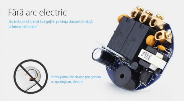 Intrerupator simplu cu touch Livolo din sticla – protocol ZigBee, Control de pe telefonul mobil [1]