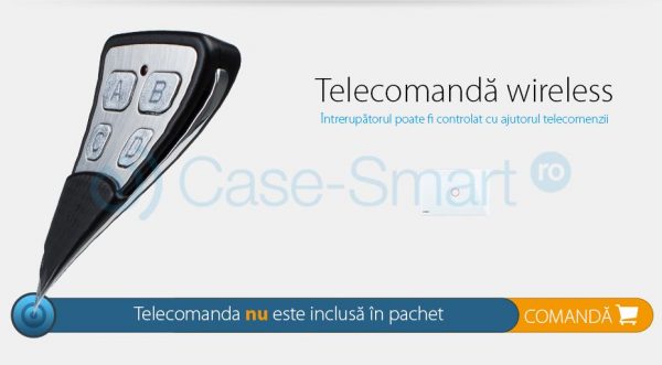 Intrerupator dublu cap scara/cruce wireless cu touch Livolo din sticla – standard italian [1]