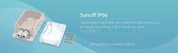 Carcasa rezistenta la apa pentru releu Sonoff IP66 [1]