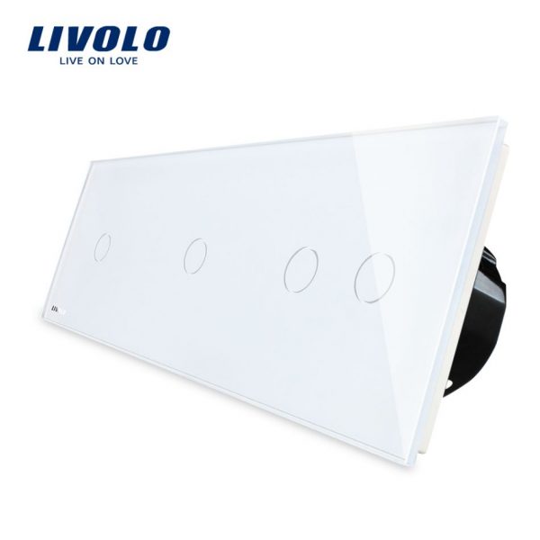 Intrerupator cu touch simplu+simplu+dublu LIVOLO din sticla [1]
