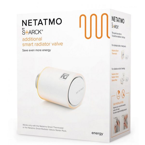 Cap termostat Netatmo, Wi-Fi, Control aplicatie, Programare, 4 Culori interschimbabile [1]