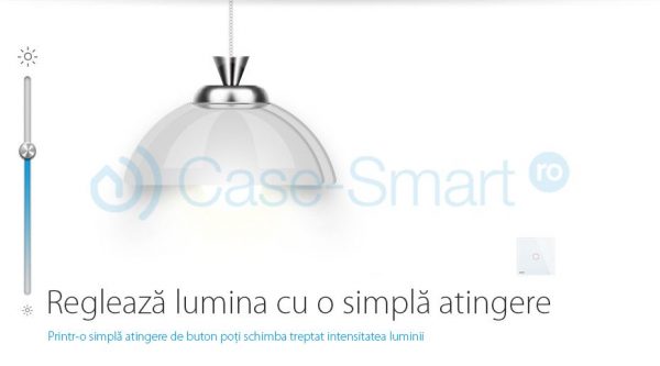 Intrerupator cu variator cu touch Livolo din sticla [1]