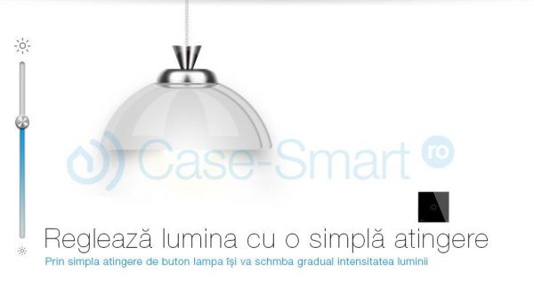 Intrerupator cu variator cu touch Livolo din sticla [1]