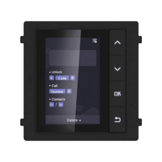 Videointerfoane - Modul afisaj LCD TFT pentru Interfon modular - HIKVISION DS-KD-DIS