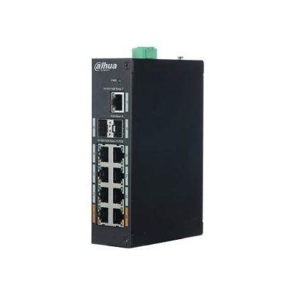 Switch Dahua PFS3211-8GT-120, PoE 8+1 Gigabit, 2 x SFP, 120W [1]