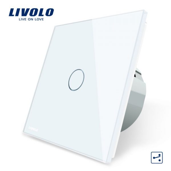 Intrerupator cap scara / cap cruce cu touch Livolo din sticla [1]