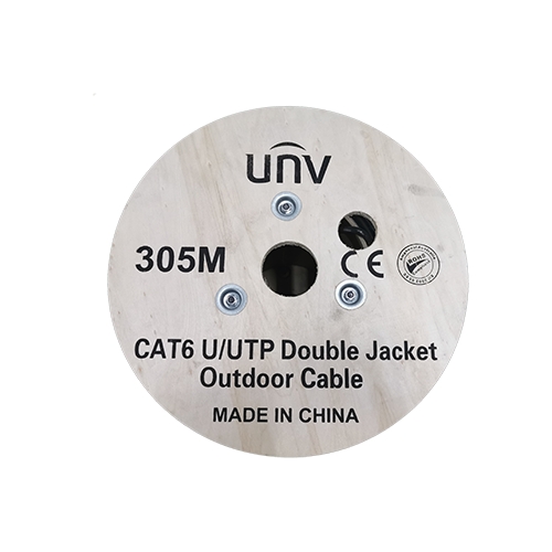 Cablu UTP DE EXTERIOR'cat 6E'CUPRU 100%'tambur 305 metri - UNV  CAB-LC3110B-E-IN [1]