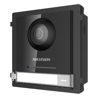 Modul Master conectare 2 fire'camera video 2MP fisheye si un buton apel  - HIKVISION DS-KD8003-IME2 [1]