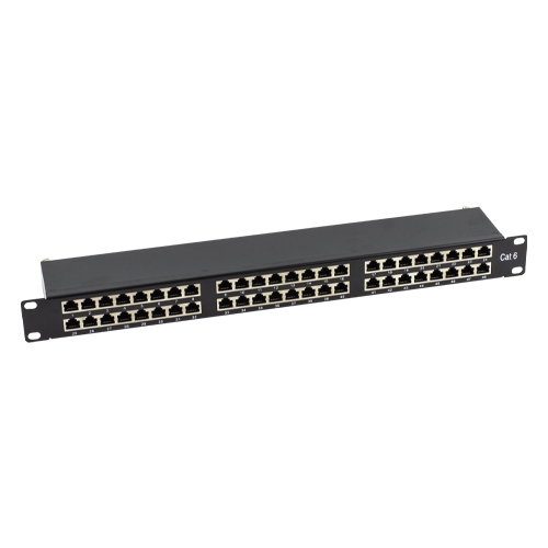 Patch Panel 2U'FTP cat6'48 porturi RJ45 - ASYTECH Networking ASY-PP-FTP6-48 [1]