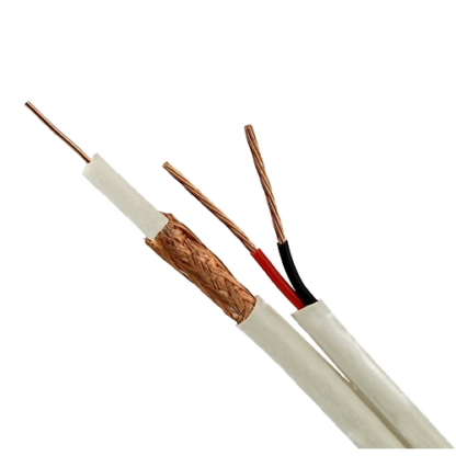 Cablu coaxial RG59 + alimentare 2x0.75'305m'alb TSY-RG59+2X0.75-W [1]