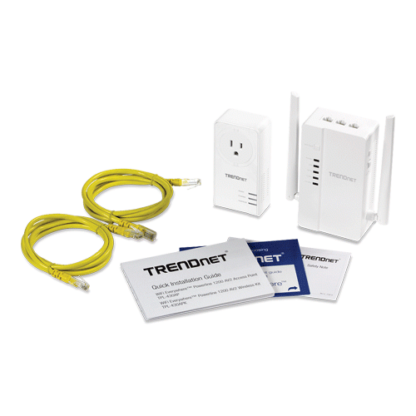 Kit Wireless Powerline WiFi Everywhere 1200 AV2 - TRENDnet TPL-430APK [1]