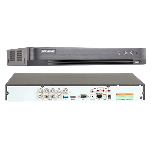 DVR AcuSense 8 ch. video 8MP, Analiza video, AUDIO 'over coaxial' - HIKVISION iDS-7208HUHI-M2-SA [1]