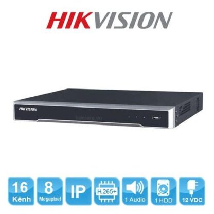 NVR Hikvision DS-7616NI-K1, 16 canale, 4K, 8 MP, 160Mbps [1]