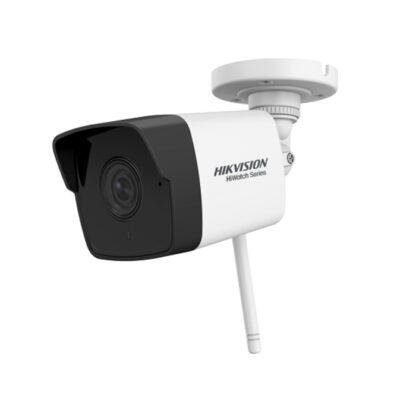 Kit de supraveghere 4 camere Hikvision HiWatch wireless 2MP, 30m IR, lentila 2.8mm, NVR 4 canale HDD inclus [1]