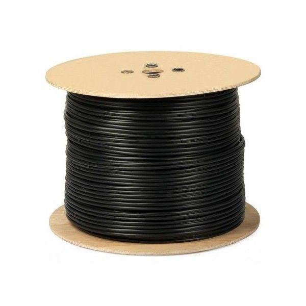 Cablu RG 59 coaxial cupru 100% cu alimentare 2x0.75 mm tambur 305 m [1]