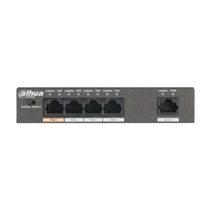 Switch Dahua PFS3005-4ET-60, PoE 4 porturi, 250m, 60W [1]