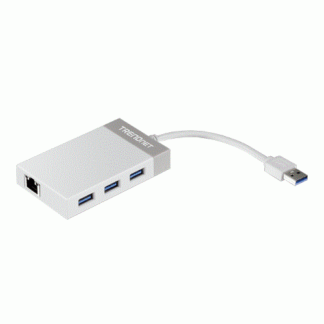 Transmisie wireless IP - Adaptor USB 3.0 la Gigabit'Hub USB - TRENDnet TU3-ETGH3