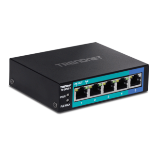 Canal cablu si doze - Switch 5 porturi Gigabit PoE+ 35W - TRENDnet TE-GP051