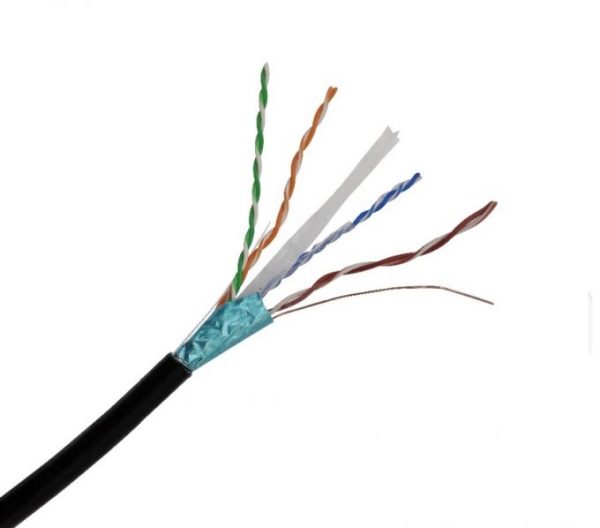Cablu CAT6 FTP ecranat 0.5mm 24AWG CUPRU SOLID rola 100m [1]