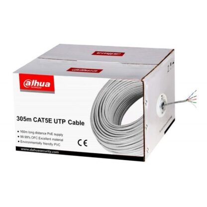 Cablu UTP Dahua PFM920I-5EUN 100% cupru 0.45 mm CAT5E, Rola 305m [1]