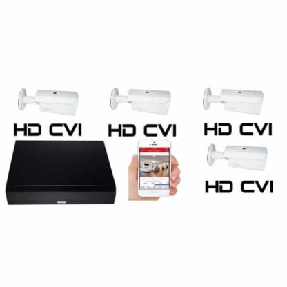 Sistem supraveghere video profesional 4 camere Rovision 2MP IR 80m, DVR 4 canale [1]