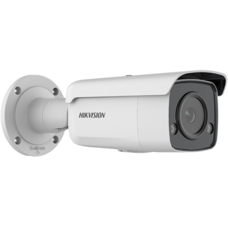 Videointerfoane - ColorVu - Camera IP 4.0 MP, lentila 4mm, lumina alba 60m, SDcard, VCA - HIKVISION DS-2CD2T47G2-L-4mm