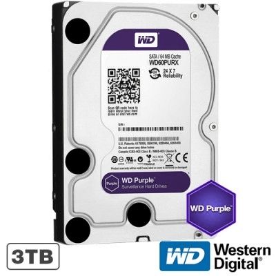 HDD Western Digital Surveillance Purple intern 3TB WD30PURX [1]
