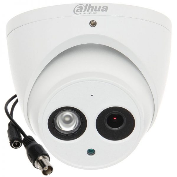 Camera de supraveghere Dahua HAC-HDW1200EM-POC, HD-CVI, Dome, 2MP 1080p, CMOS 1/2.7'', 2.8mm, 1 LED Array, IR 50m, IP67, PoC, Carcasa metal [1]