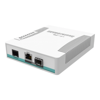 Solutii MikroTik - Cloud Router Switch, 5 x SFP, 1 x Combo port SFP/Gigabit - Mikrotik CRS106-1C-5S