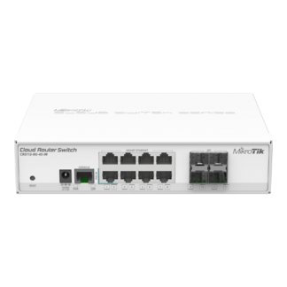 Retelistica - Cloud Router Switch, 8 x Gigabit, 4 x SFP 1.25 Gbps - Mikrotik CRS112-8G-4S-IN