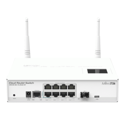 Cloud Router Switch 8 x Gigabit, 1 x SFP - Mikrotik CRS109-8G-1S-2HnD-IN [1]
