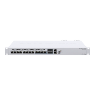 Solutii MikroTik - Cloud Router Switch, 8 x 10G Ethernet, 4 x 10G combo RJ45/SFP+,  - Mikrotik CRS312-4C+8XG-RM